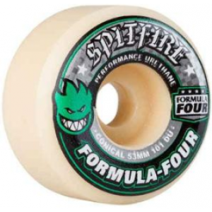 Ruedas Skate Spitfire F4 Conical Green Print 101